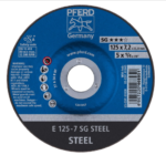 Диск за шлайфане E 125-7 PSF STEEL PFERD 125х7,2х22,24