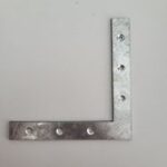 Г-образна 60 x 60 x 10 x 2 плоска планка Zn