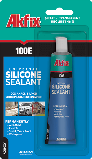 СИЛИКОН УНИВЕРСАЛЕН 100Е AKFIX БЯЛ 50 мл