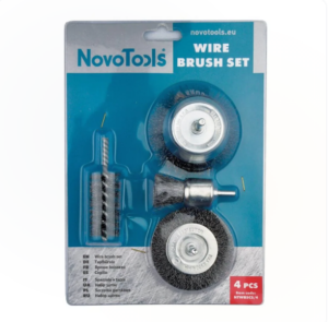 Комплект четки за бормашина NovoTools, 4 бр.