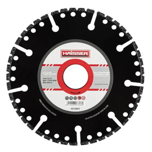 Диамантен диск MULTIPURPOSE PROFESSIONAL 125×1.2x3x22.23 (HAISSER) 4212651
