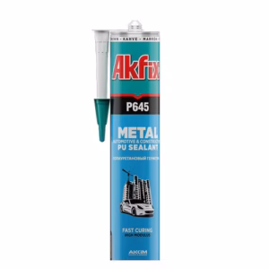 ЛЕПИЛО-УПЛЪТНИТЕЛ PU P645 A ЧЕРЕН 310мл АВТО AKFIX