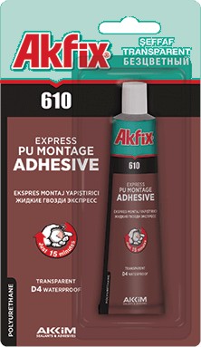 ПОЛИУРЕТАНОВО ЛЕПИЛО БЕЗЦВЕТНО PU EXPRESS 610 AKFIX 50 г