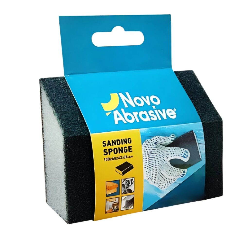 Шлифовъчна гъба NovoAbrasive 100x68x42x26 мм, P80